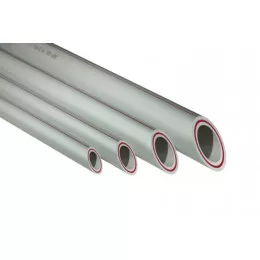 Труба полипропиленовая армированная стекловолокном Federica Bugatti 25x4.2 PN25 сер.(120)